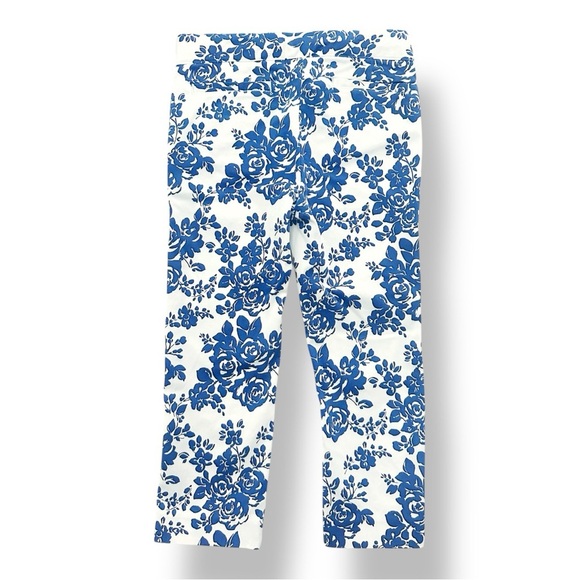 Janie & Jack | Edwardian Floral Sateen Crop Pant (5) 💙 - Picture 3 of 5